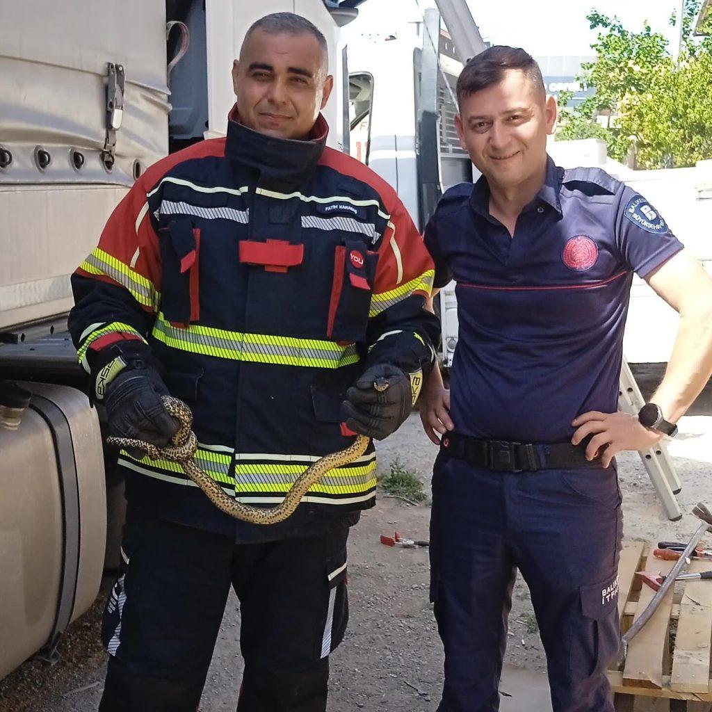 Edremit’te Tırda Yılan Paniği! - 1