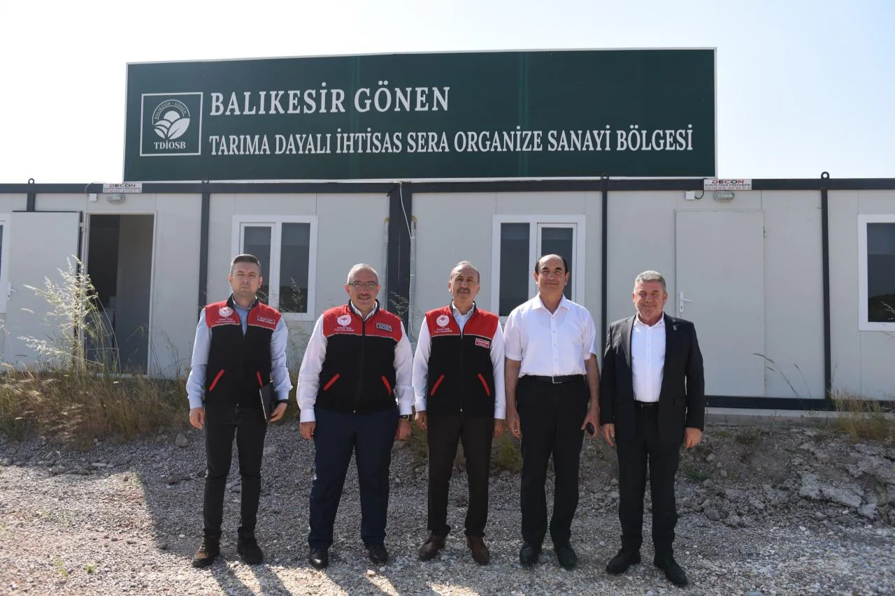 Gönen TDİ Sera OSB’de Altyapı Çalışmaları Yerinde İncelendi