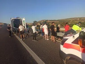 Yolcu otobüsü devrildi: 1’i ağır 10 yaralı